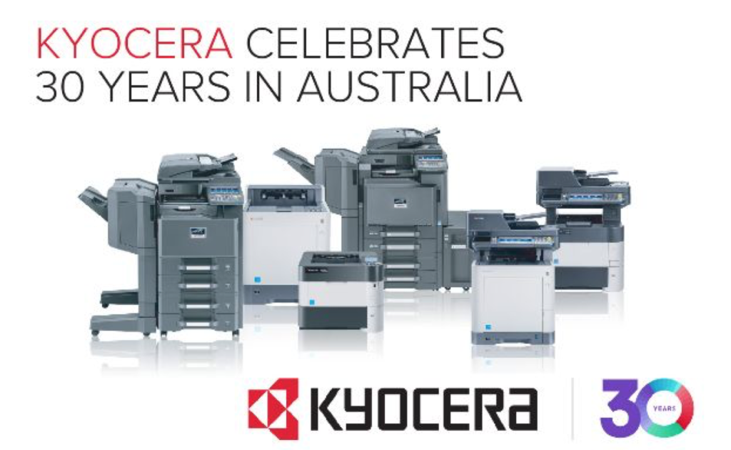 Kyocera celebrates 30 years in Australia