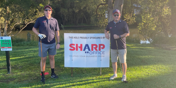 Sharp Office sponsor Lifeline golf day 2024